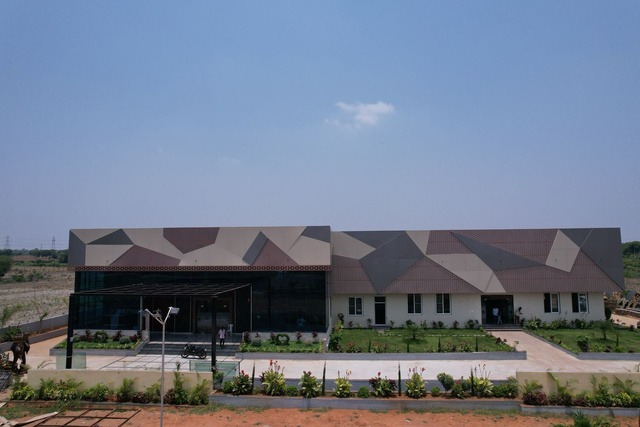 RC Convention Center Amangal Front View and Landscaping