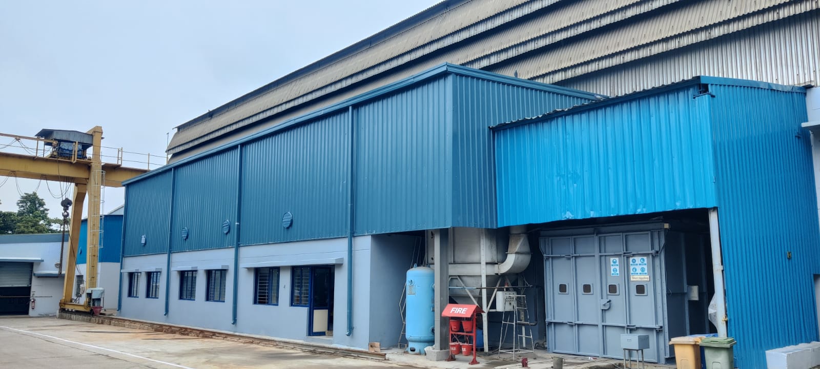 Voith Turbo Drum Drive Facility — Completed Exterior Cladding and Facade