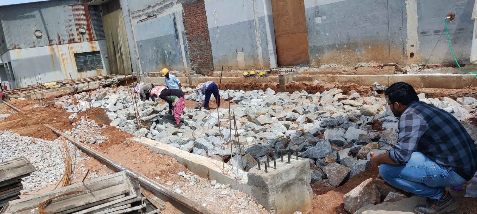 Voith Turbo Drum Drive Facility — Stone Soling and Concrete Pedestal Foundations