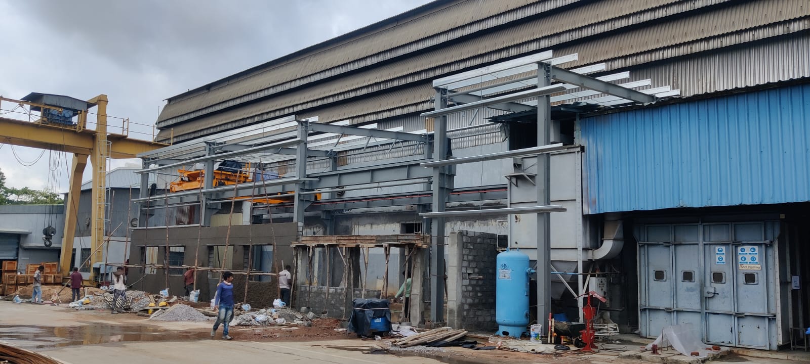 Voith Turbo Drum Drive Facility — Superstructure Masonry and Cement Plastering